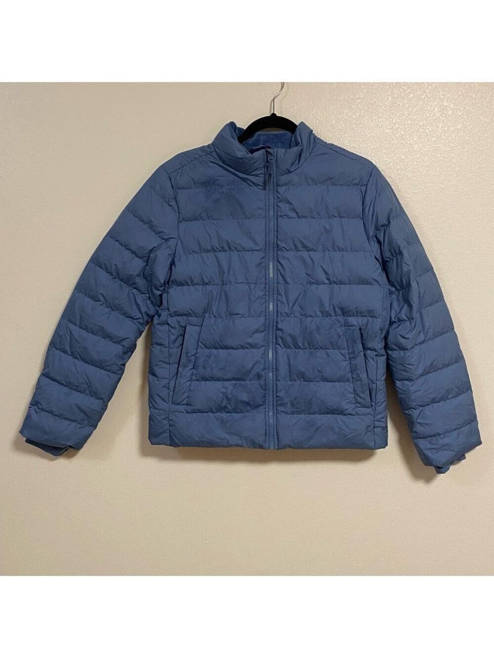 Athleta Girl Jacket Girls Size XXL/16 Blue Down Puffer Jacket